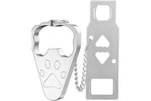 Yomisga Hotel Door Locks for Travelers Portable Door Lock for Travel Safety Latch from Inside, Extra Security Devices for Room Apartment Traveling Essentials, Heavy Duty Aluminum