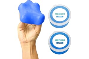 Vive Therapy Putty For Adults, For Hand Therapy (2 Pack) - Occupational Sensory Stress Relief Tools - for Physical Exercise, Finger Pain, Grip Strength, Rehab, Arthritis, Forearms, Fidgeting, Motor Skills