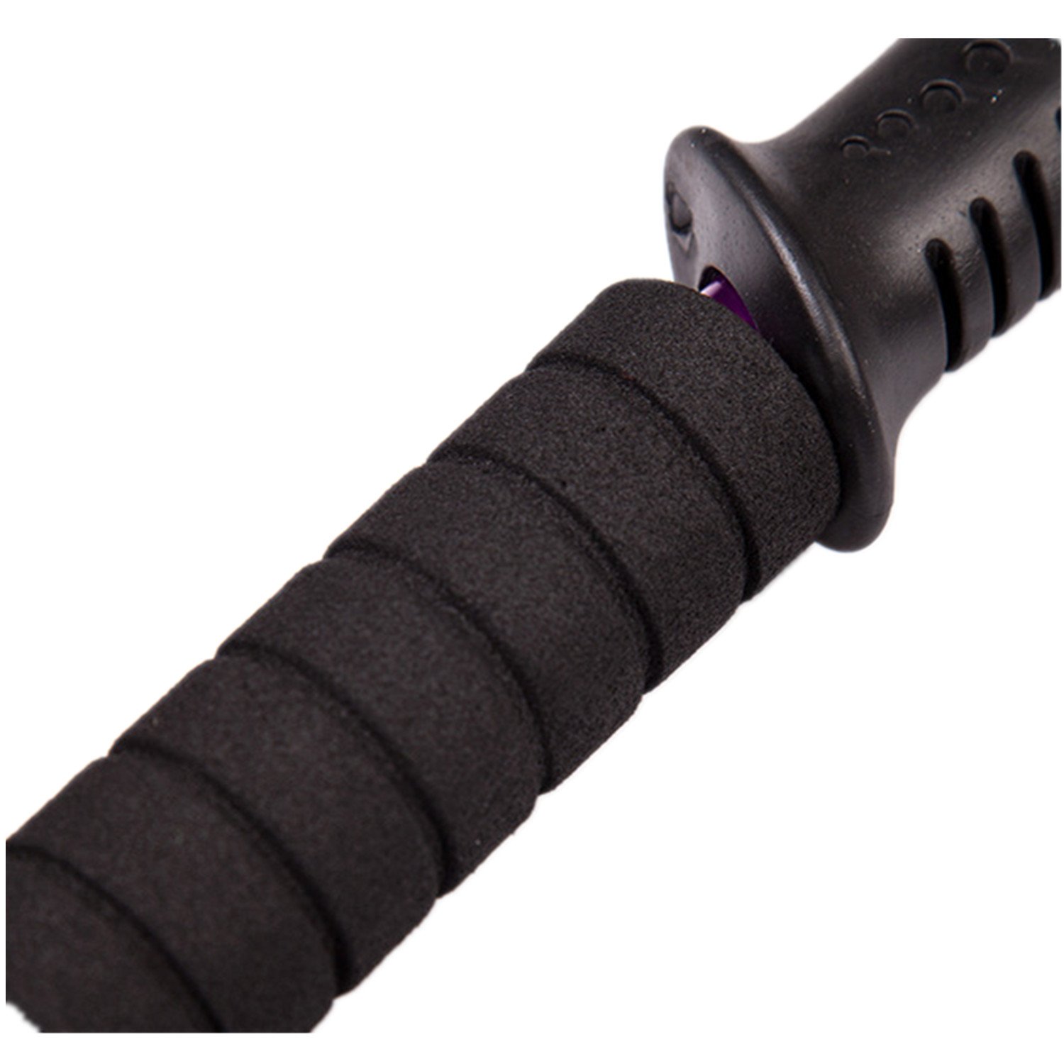 GOTOONE Walking Sticks Hiking Trekking Poles Telescoping Collapsible Folding Lightweight Ultra Strong Anti Shock for Women Men with Reflective Wrist Straps Black 2 Pack