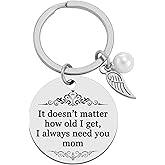OUMILAN Mother's Day Gifts for Mom Birthday Valentine's Day Christmas Thanksgiving Day Keychain Gifts from Daughter Son