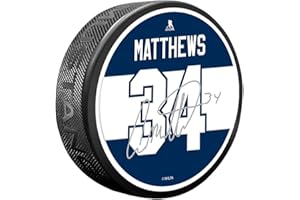 Toronto Maple Leafs Player Dome Puck with Replica Signature - A. Matthews