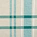 DII French Stripe Tabletop Collection Farmhouse Style Dining Table Linen Napkin Set, 20x20, Taupe/Teal, 6 Piece