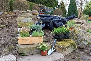 GardenMate 1mx25m Rollo Malla geotextil 50 g/m² - Geotextil para ...
