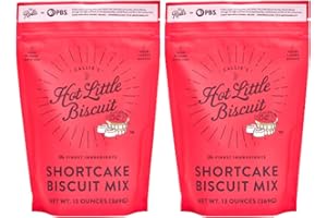 Callie's Hot Little Biscuit Shortcake Biscuit Mix | Fast, Easy, Delicious | 2 Bags of Biscuit Mix | 13oz per bag | Makes 24 Shortcake Biscuits