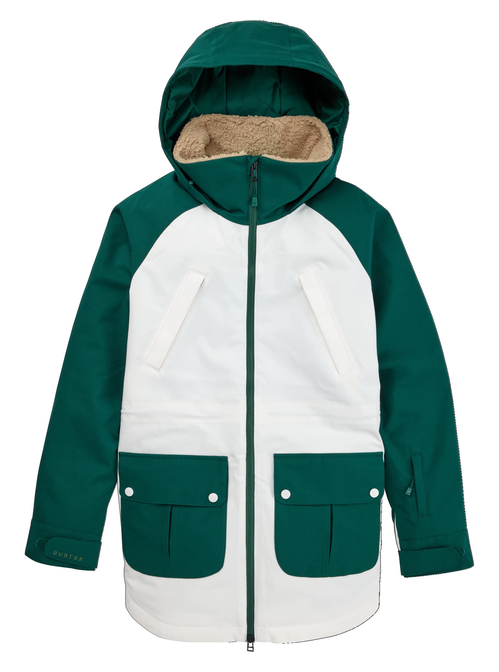 Photo 1 of Burton Women's Prowess Jacket, Botanical Garden/Stout White, Medium