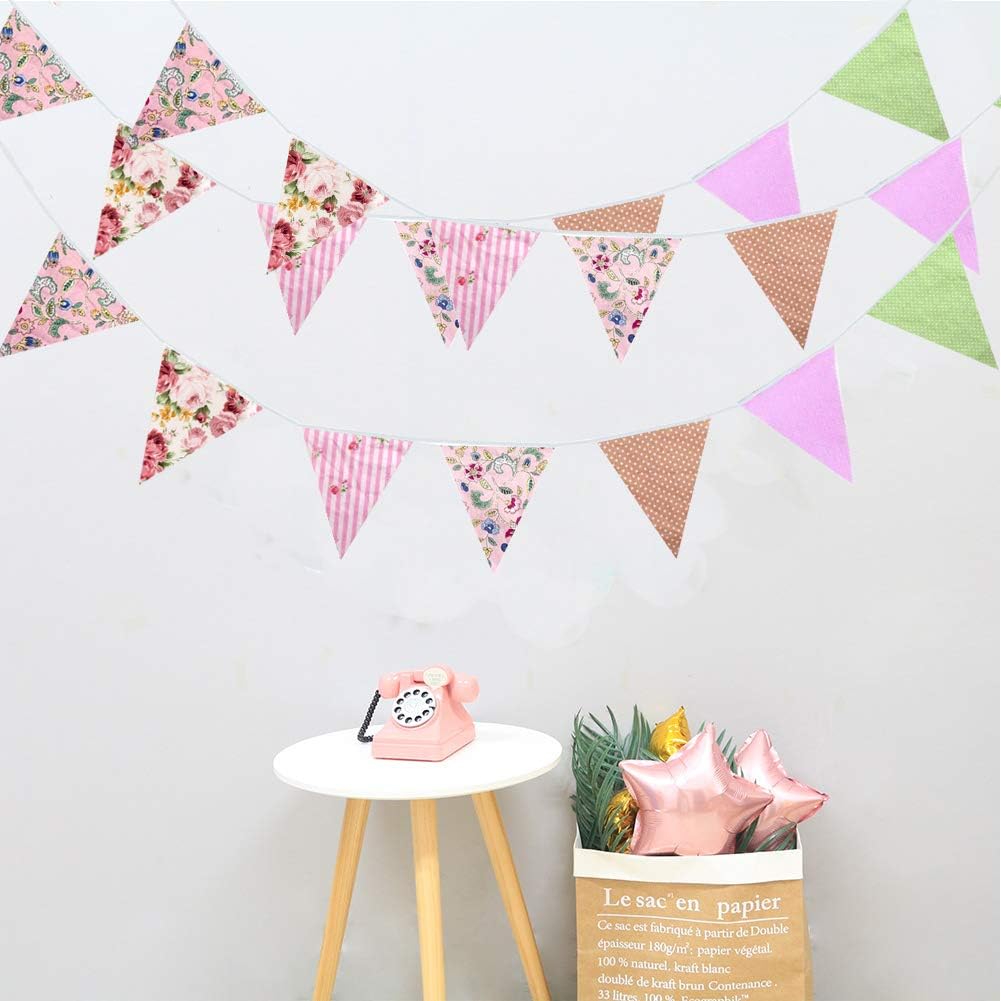 19.7 Ft Fabric Bunting Banner - Image 4