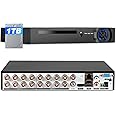 Amazon.com: 1080p 16 Channel Security Recorder DVR, Hybrid 6-in-1 ...