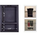 Uni-Green Tile Niche for Shower 25" x 17" Dimensions- Toiletry and Bathroom Niche Storage- Simple Installation with Texture S