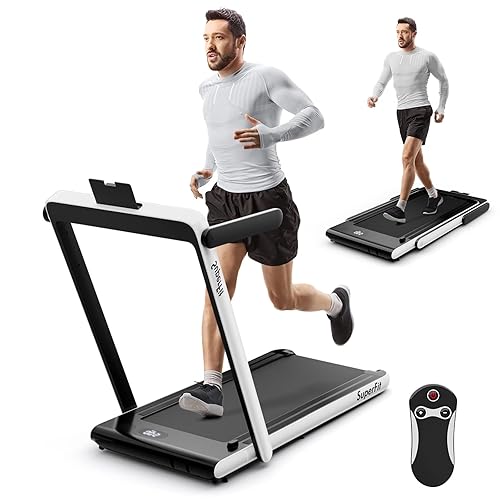 Goplus in Folding Treadmill, Superfit Under Desk