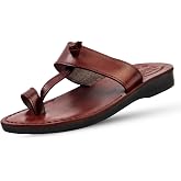 Holy Land Market Men/Women Biblical Jesus Leather Sandals/Slides From Jerusalem (Nazareth Style)