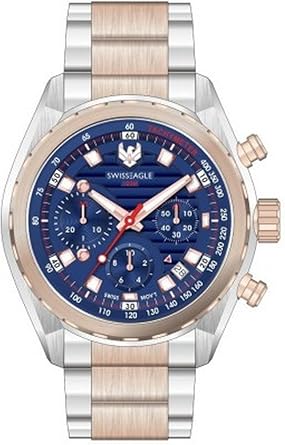 Chronograph Blue Dial Mens Watch - SE-9081B-TTRG-02
