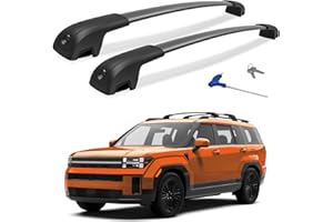 HmmtyRack 300lbs Lockable Roof Rack Cross Bars Compatible with 2024 2025 2026 Hyundai Santa Fe & Santa Fe Hybrid with Raised Side Rails (Not for SE), Aluminum Heavy Duty Crossbar Luggage Accessories