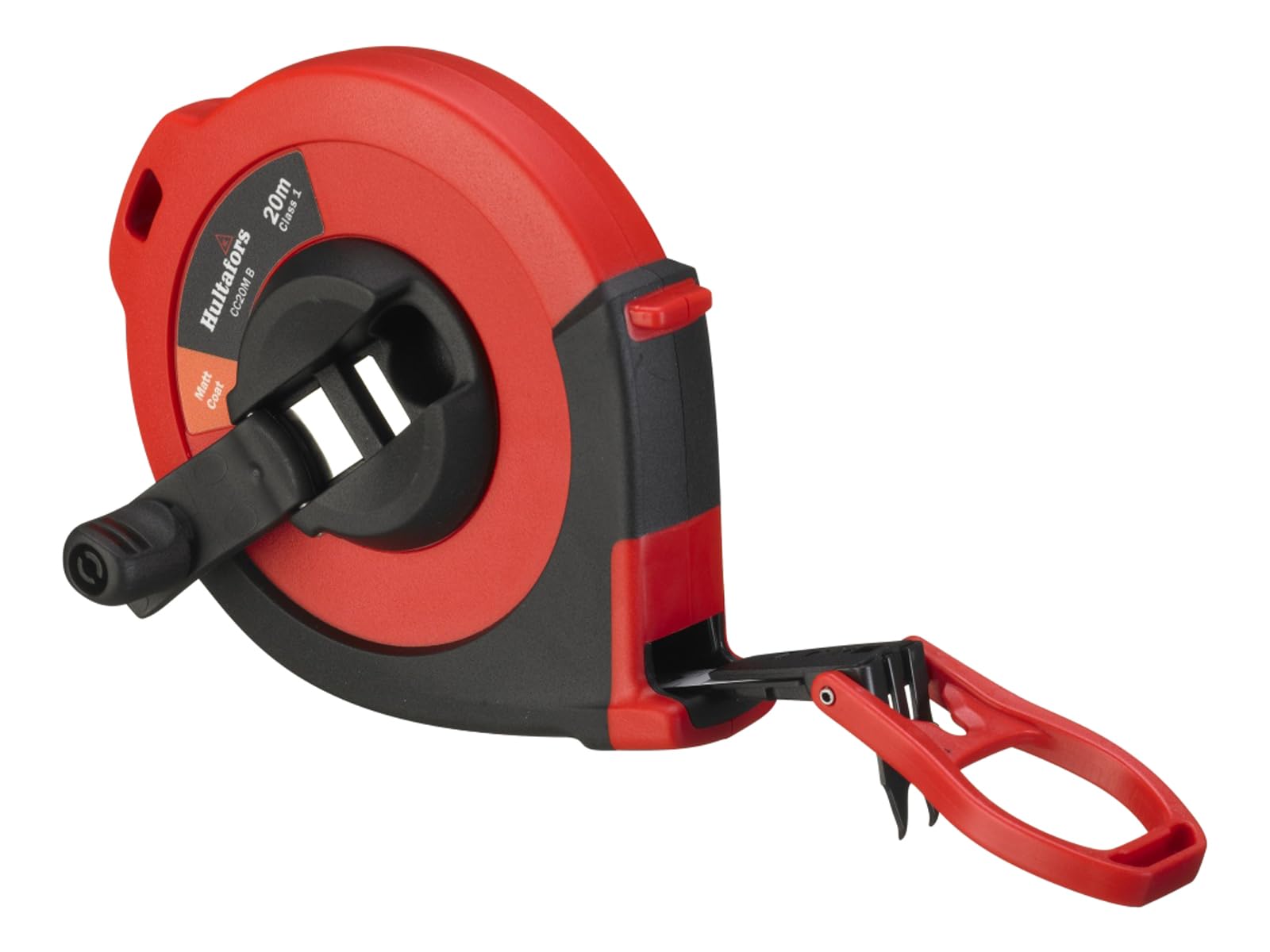 Hultafors 390203 "CC 20M" Steel Long Tape - Black/Red