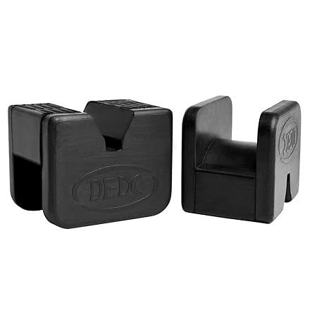 DEDC Wagenheber Gummiauflage 2 Stück Jack Pad Gummipuffer Gummiauflage Unterstellbock Gummiblock Schützt Auto vor Kratzen (St