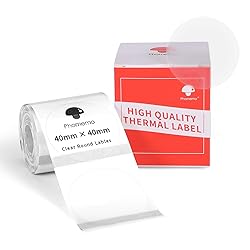 Phomemo Clear Circle Label for