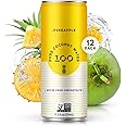 100 Coconuts Pineapple Pure Coconut-100% Pure Coconut Water - Low Calorie All-Natural Drink with Electrolytes - Naturally Sweet, no preservatives- Non-GMO, 11 fl oz, Pack of 12 (Pure Coconut Water)