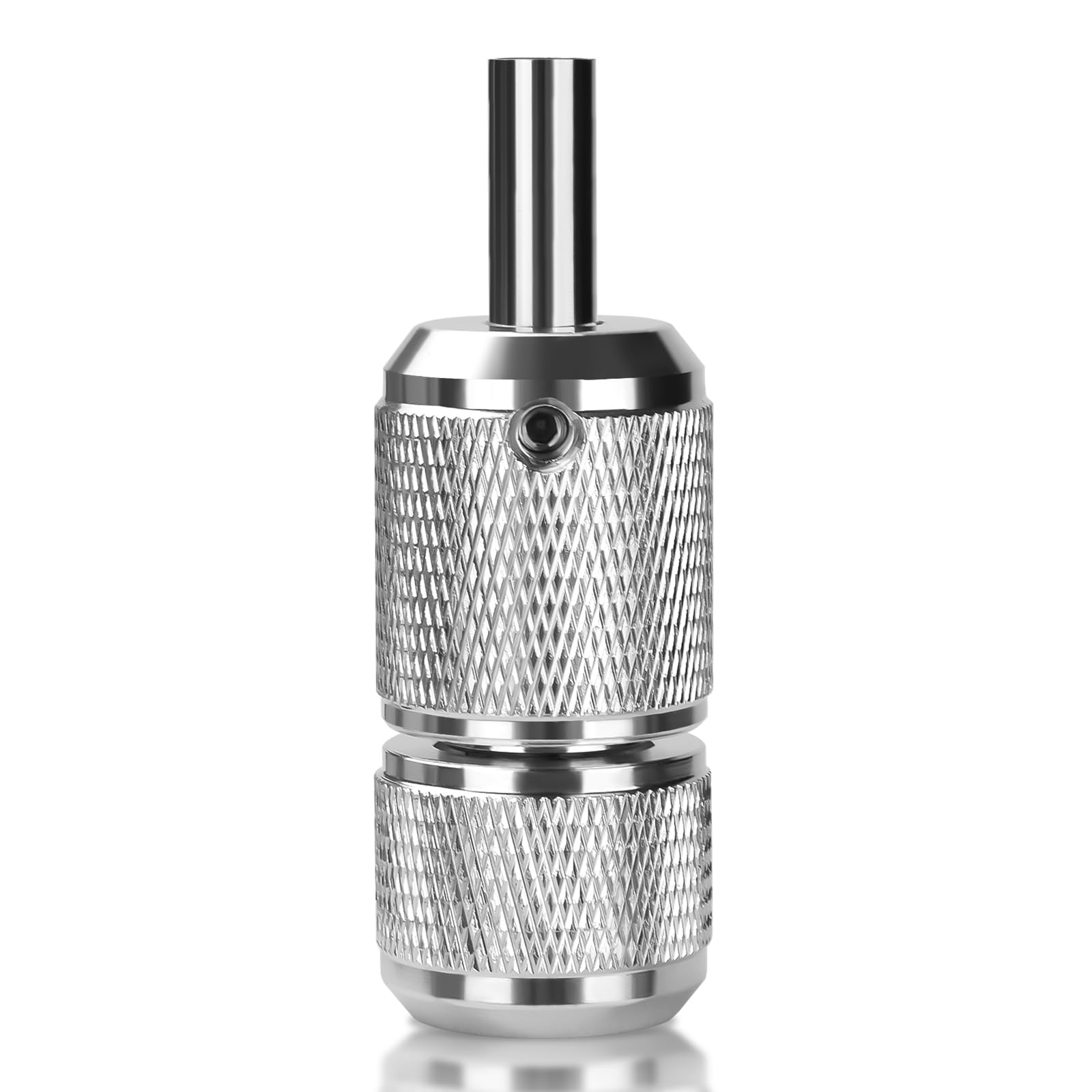 ATOMUS 25mm Tattoo Handles self-Lock Tattoo Machine Grip Tube Aluminium Alloy Tattoo Accessories for Tattoo Machine Supply(silver)