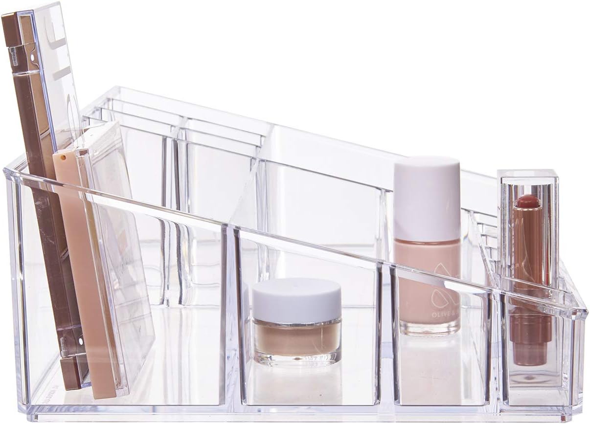 Premium Quality Clear Plastic Cosmetic and Makeup Palette Organizer | Audrey Collection: Home Improvement