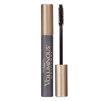 L'Oreal Paris Makeup Voluminous Original Volume Building Mascara, Blackest Black, 0.28 fl. Oz, 1 Count