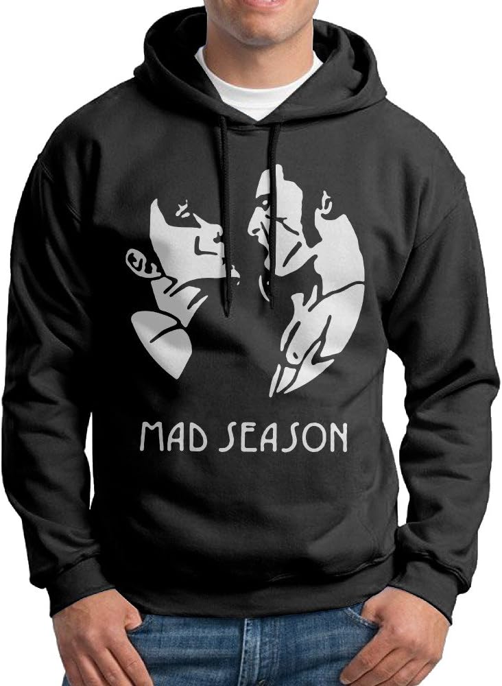 NEW HOT MAD SEASON ROCK College Hoodies Sweatshirts Man's Black