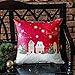 Phantoscope New Merry and Presents Series Throw Pillow Cushion Cover (County)