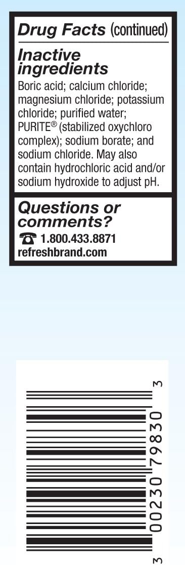 Refresh Tears Lubricant Eye Drops, 0.5 Fl Oz (2 Count): Health & Personal Care