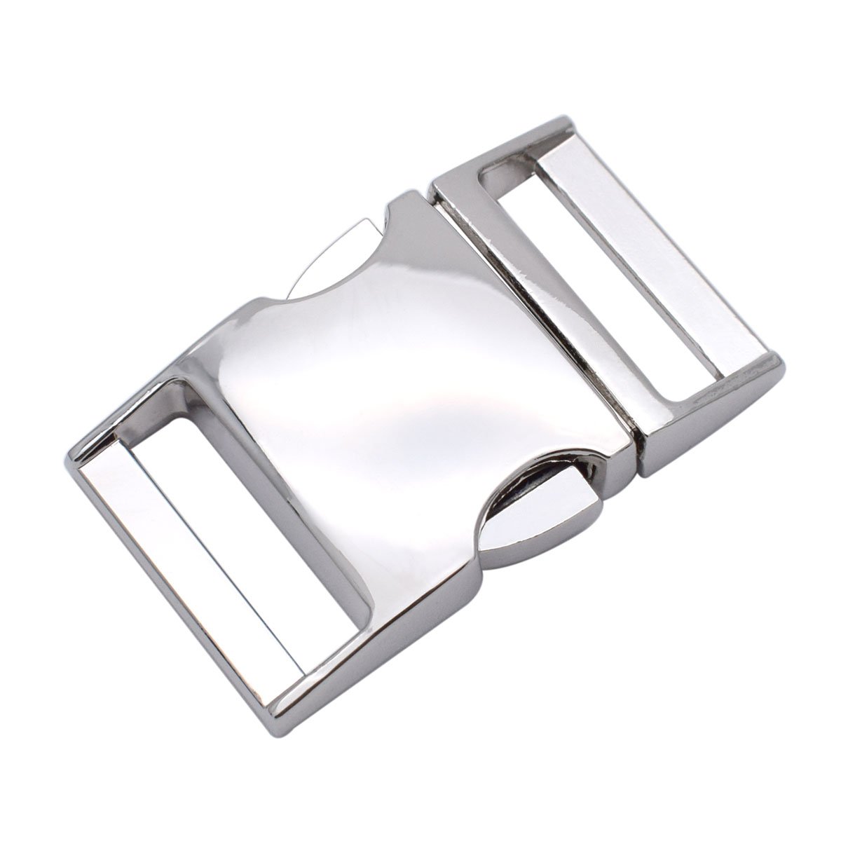 KEEJEA Metal Buckles Side Release Clasp Use for 25mm Webbing/Paracord Bracelet/Bag/Backpack 5 Pack