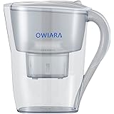 OWIARA Water Filter Pitchers for Drinking Water with Activated Carbon Filter,10 Cup 150 Gallon Filter Water Pitcher, BPA Free