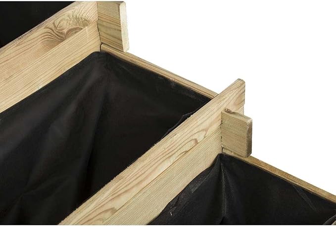 Catral 75010008 Huerto 3 Cavidades Scala, Pino, 88x113x40 cm ...