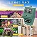 Soil Moisture Sunlight Ph Test Meter,Soil Tester Meter, 3-in-1 Test Kit for Moisture, Light and pH, for Home and Garden, Lawn, Farm, Plants, Herbs & Gardening Tools, Indoor/Outdoors Plant Care (Green)