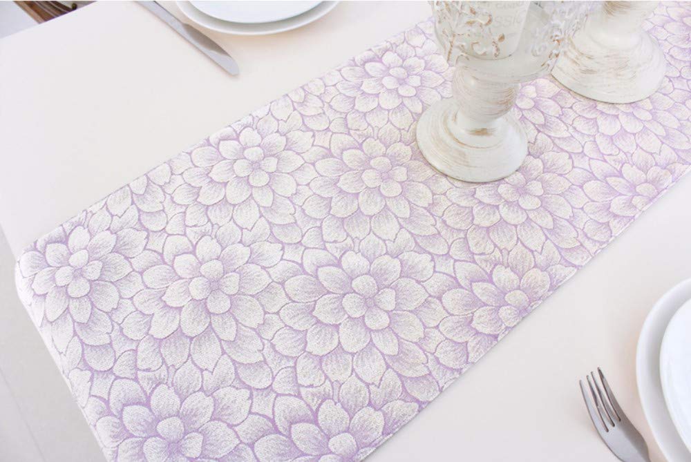 Chemin De Table Violet Clair De Style Europeen Moderne
