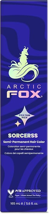 Arctic Fox Sorceress 100% Vegan Semi-Permanent Hair Dye 165 ml