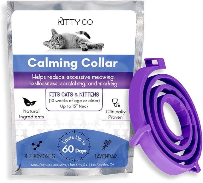 Calming Collar for Cats Cat Anxiety Relief with