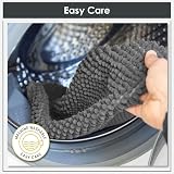 Emma Barclay Graphite Noodle Soft Touch Non-Slip Shower Mat 40x60cm view 5