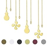 SUR-CIEL 4PCS Ceiling Fan Pulls Chain, Fan Pull