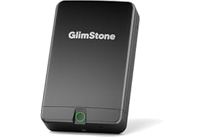 GLIMSTONE Biometric Gun Safe Travel Case for Pistol, Easy Edition, Quick Access with Smart Fingerprint and Keys, Portable Handgun Safe for Home Bedside Nightstand Car