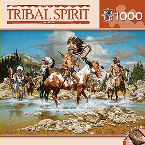 MasterPieces Tribal Spirit The Chiefs Jigsaw Puzzle, 1000-Piece