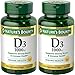 Nature's Bounty Vitamin D3 - 1000 IU, 700 Softgels (2 X 350 Count Bottles)