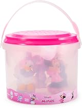 Disney Store Minnie Mouse Bath Toy Set with Bucket and 5 Figures Official view 2