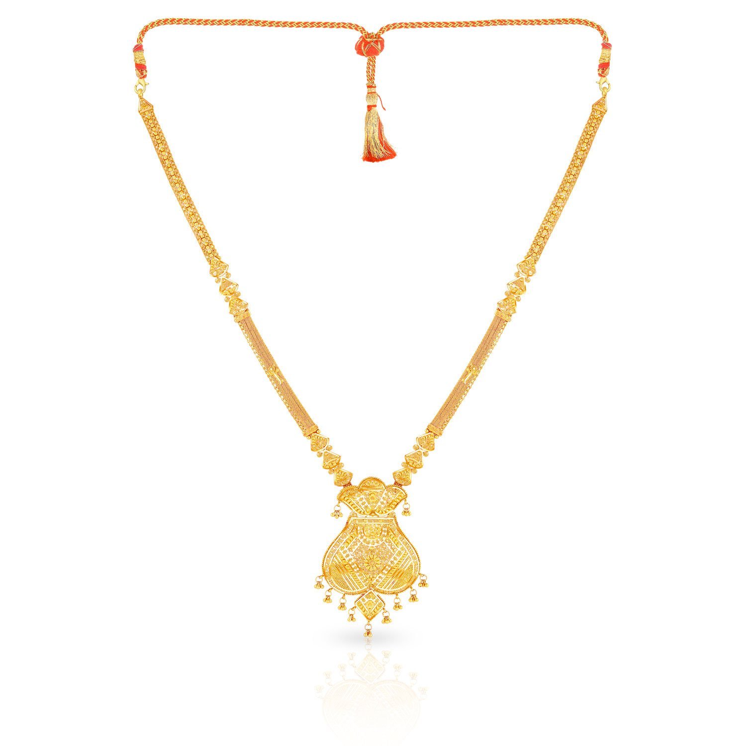 Buy Malabar Gold and Diamonds 22k (916) Yellow Gold Choker Necklace