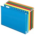Pendaflex Extra Capacity Reinforced Hanging Folders, 2", Legal Size, Assorted Colors, 1/5 Cut, 25/BX (4153x2 ASST)