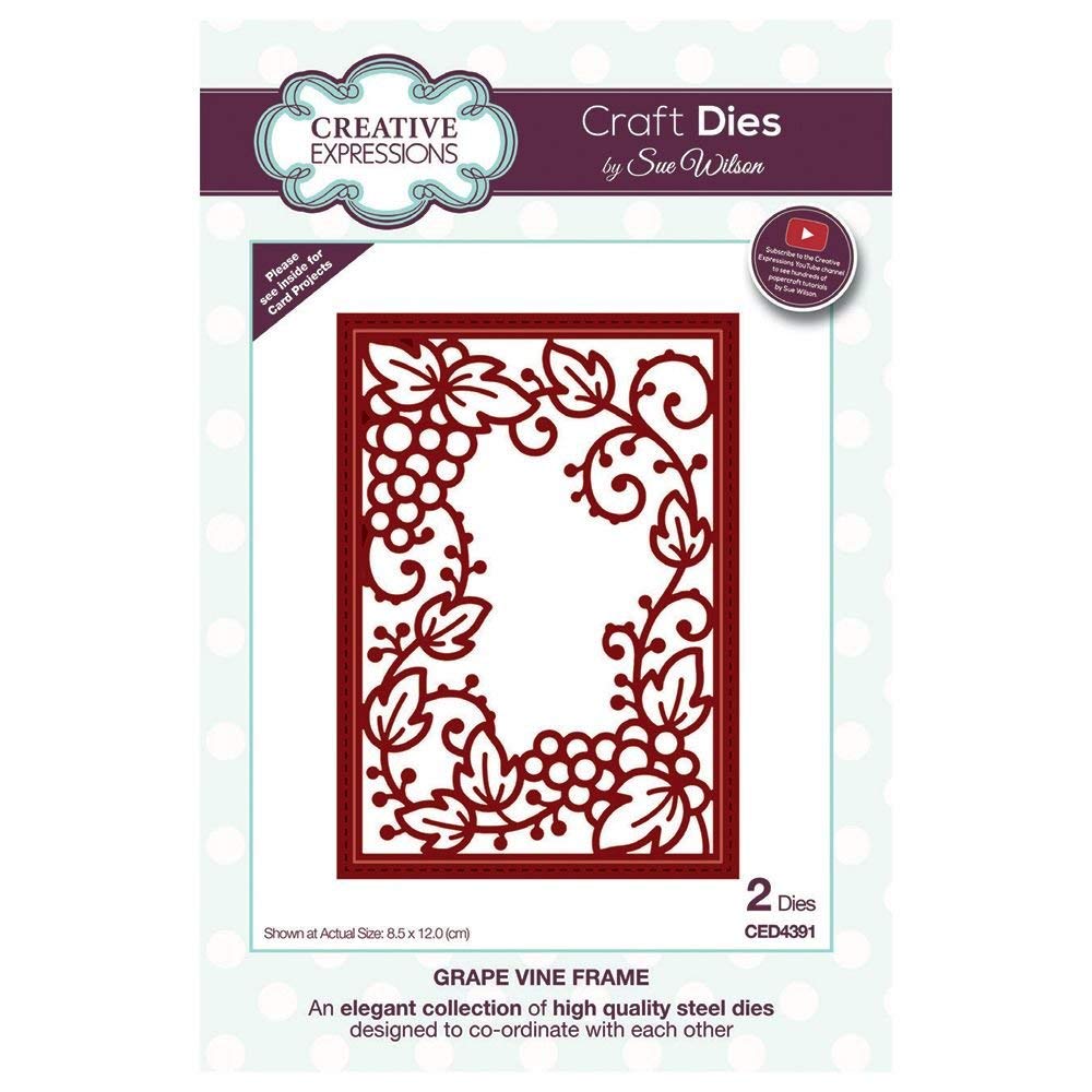 Frames & Tags Collection Die - Grape Vine Frame