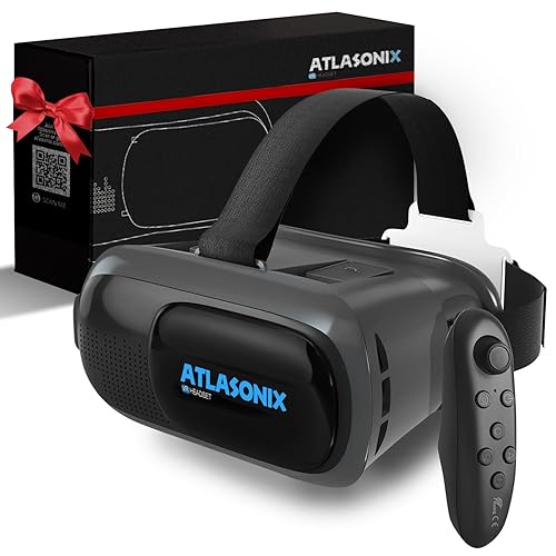 VR Headset for Phone with Controller Virtual Reality Game System