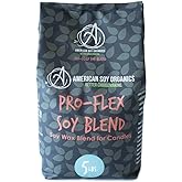 American Soy Organics Pro-Flex Soy Blend - Soy Wax Beads for Candle Making - Candle Making Supplies - Beeswax-Free Candle Wax Blend for Container Candles, Tealights and Wax Melts, 5 lbs