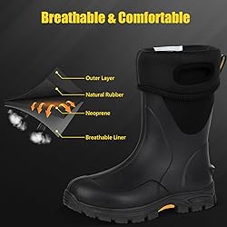 Kalkal Rubber Boots for Men and Women, Waterproof