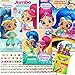AZZUTORK Shimmer and Shine Coloring Books and Puzzle Set - Includes 2 Coloring Books with Over 30 Stickers, 1 Puzzle (48 Pieces), 24 Crayola Crayons and Jewelry Stone Sticker (1 Sheet)