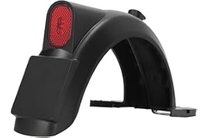 Topyond Scooter Rear Fender, Universal ABS Electric Scooter Rear Fender Replacement with Tail Light, Scooter Mudguard for MAX G30 Series