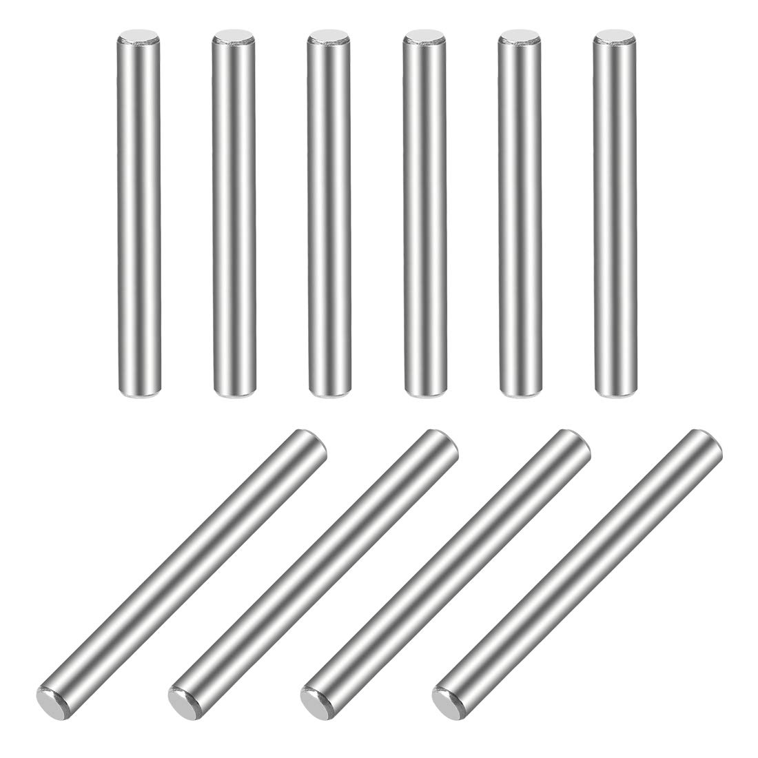 sourcing map 5 x 60mm(Approx 13/64") Dowel Pin 304 Stainless Steel Wood Bunk Bed Dowel Pins Shelf Pegs Support Shelves 10Pcs