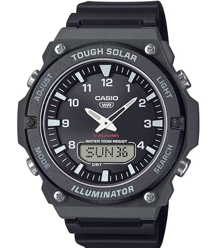 Amazon.com: Casio Tough Solar Men's Watch Day/Date Indicator MTP