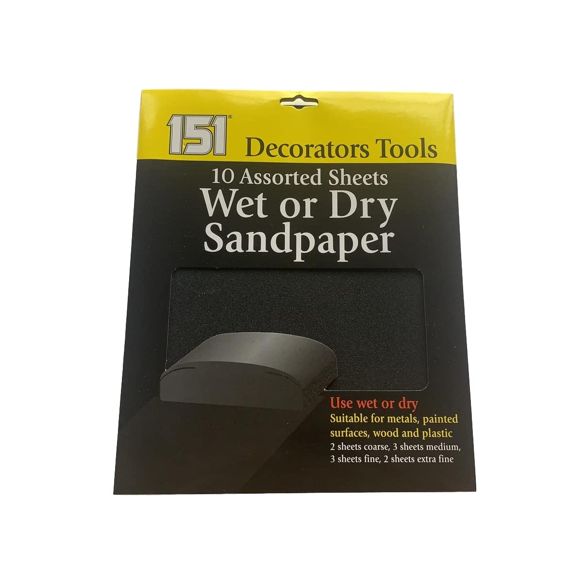 Wet Or Dry Sandpaper 10Pk